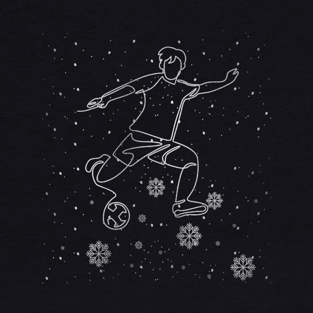 Christmas Footballer by TerraceTees